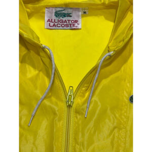 1960s VINTAGE Lacoste Men's Yellow Jacket
